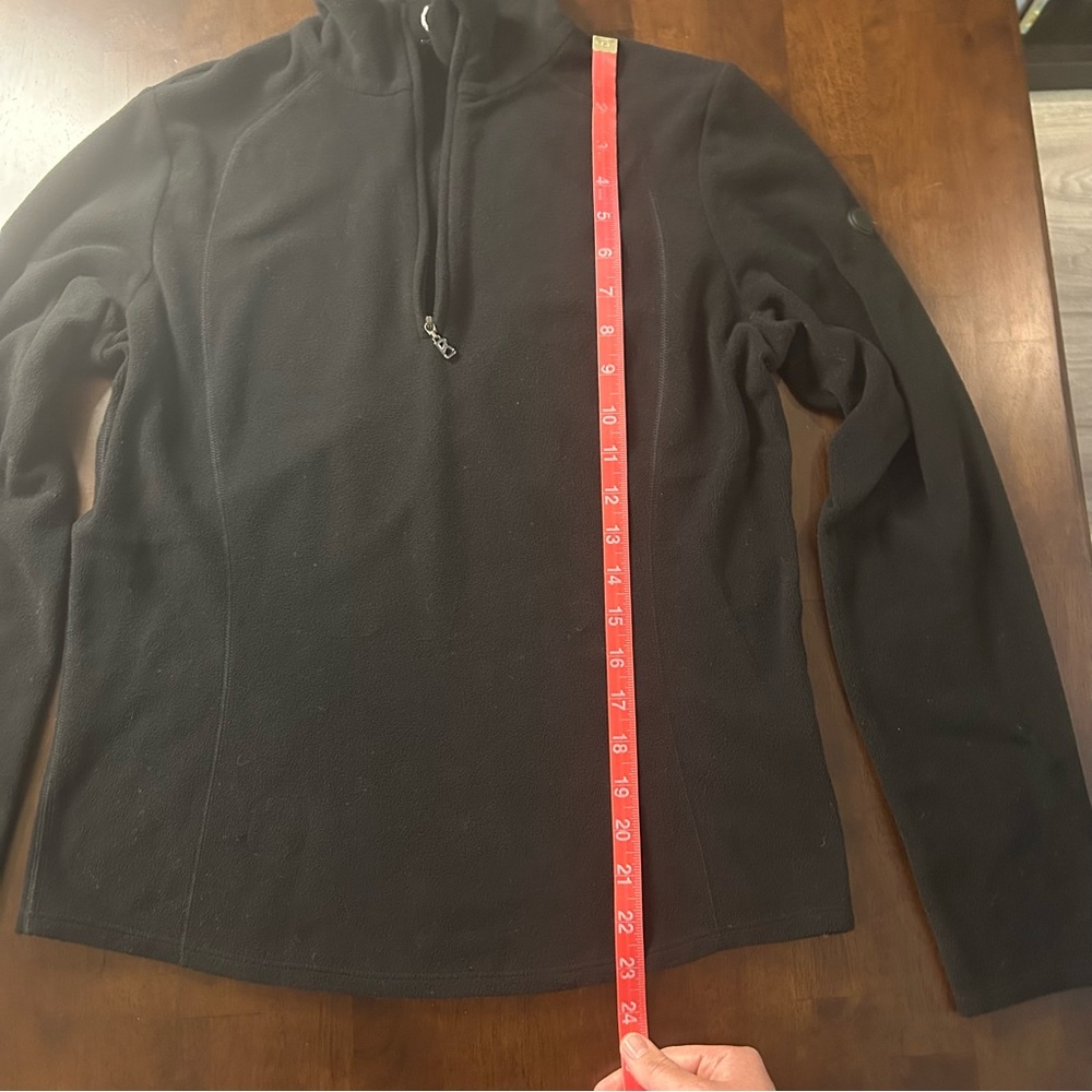 Bogner Medita Fleece First Layer Womens Quarter Zip Up in Black Size 10 - Picture 10 of 16